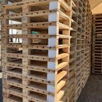 11 slat white block pallet